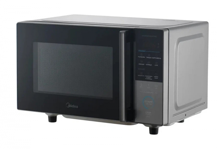 Микроволновая печь Midea EM720CFR-BG черный/серый в магазине «На диване» в Краснодаре  — Выгодная цена