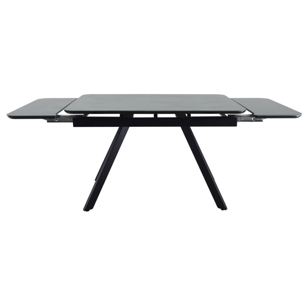 Стол Arthur раскладной 120-184x80x75см, керамогранит чёрный мрамор Greys Black, чёрный в магазине «На диване» в Краснодаре  — Выгодная цена
