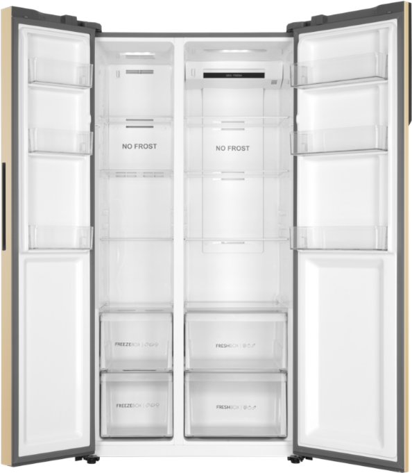Холодильник Side by Side Haier HRF-541DG7RU золотистый в магазине «На диване» в Краснодаре  — Выгодная цена
