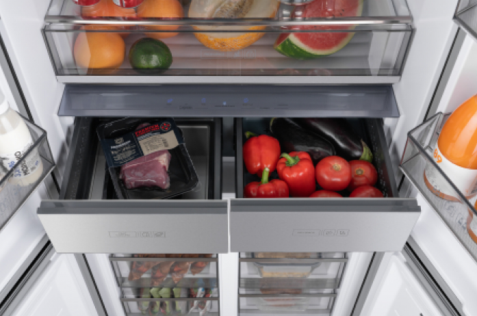 Холодильник Weissgauff WCD 590 NoFrost Inverter Premium Biofresh Black Glass в магазине «На диване» в Краснодаре  — Выгодная цена