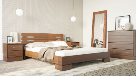 Кровать Dreamline Варна 1 ясень-дуб сонома 140х195