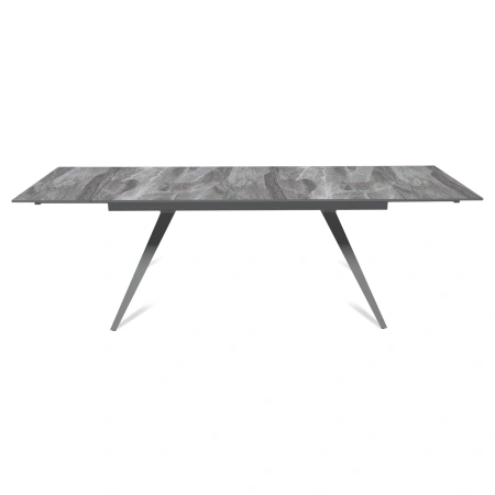 Стол раскладной Асти (160+40+40), керамика глянцевая Italian Light Grey
