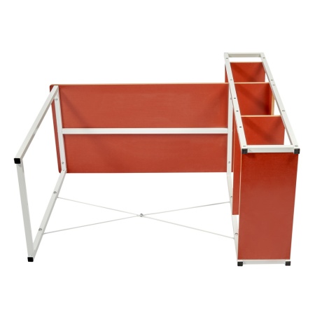 Стол письменный с полками Frame 100x45x110 см, светлое дерево, белый в магазине «На диване» в Краснодаре  — Выгодная цена