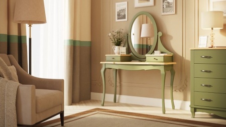 Стол Dreamline туалетный Кассис бук-орех 120х44х162