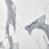 Стол Rudolf круглый раскладной 100-130x100x75см, белый мрамор, чёрный в магазине «На диване» в Краснодаре  — Выгодная цена