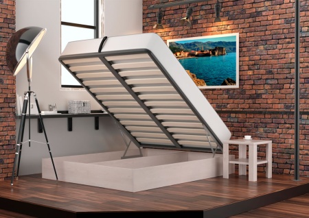 Кровать Dreamline с п/м млпд-белый 160х200