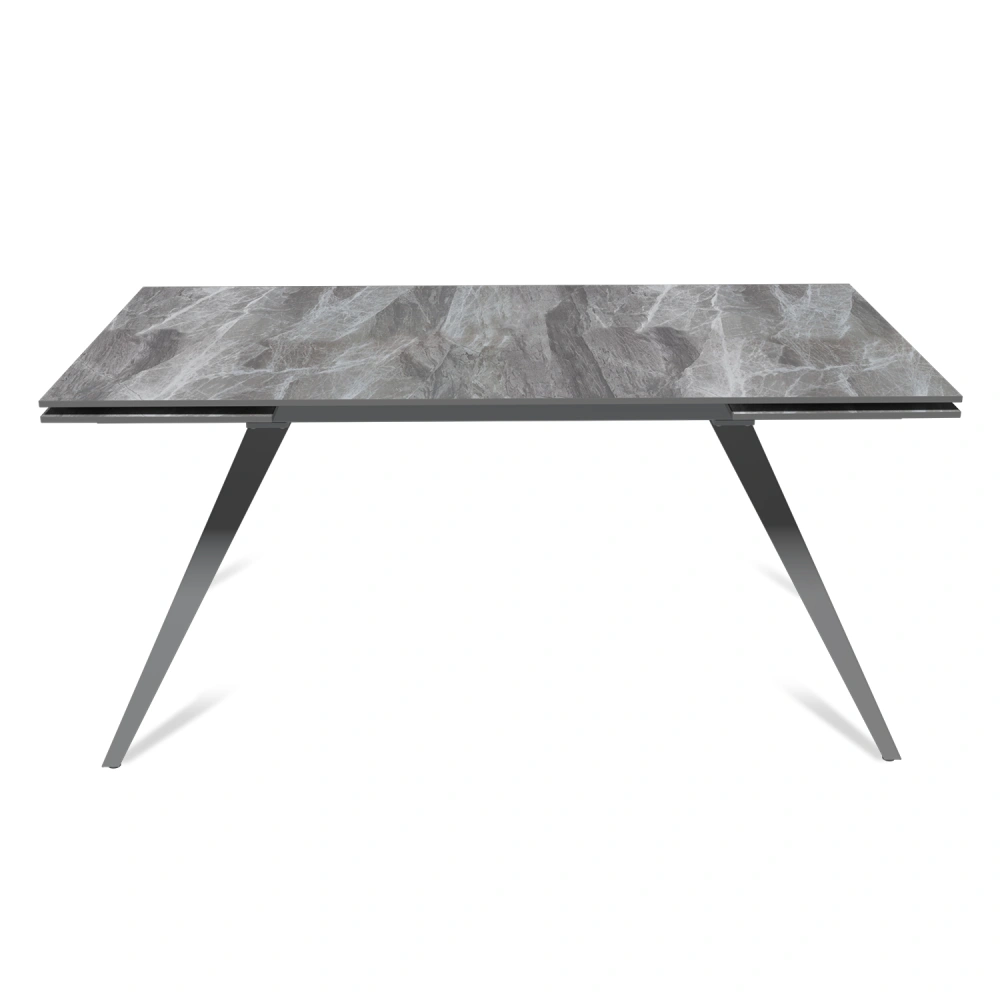 Стол раскладной Асти (160+40+40), керамика глянцевая Italian Light Grey в магазине «На диване» в Краснодаре  — Выгодная цена