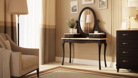 Стол Dreamline туалетный Кассис бук-орех 120х44х162