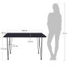 Стол Solution 120x80х75,5см, чёрный в магазине «На диване» в Краснодаре  — Выгодная цена