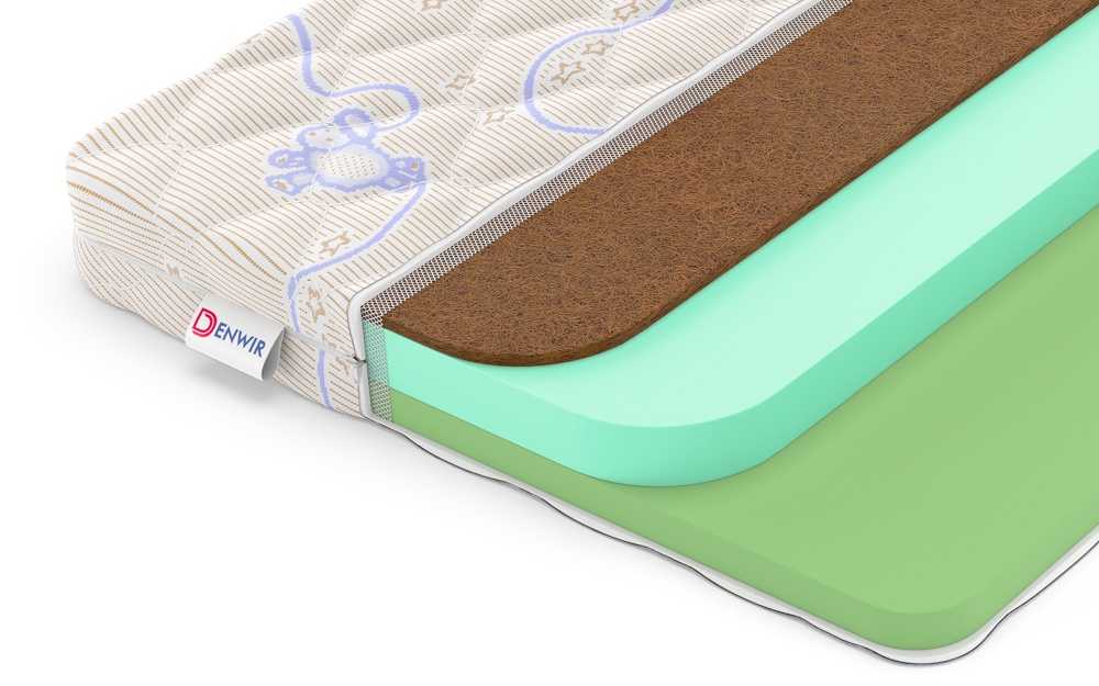 Детский матрас Denwir Baby Springless Eco Foam Hard 9 в магазине «На диване» в Краснодаре  — Выгодная цена