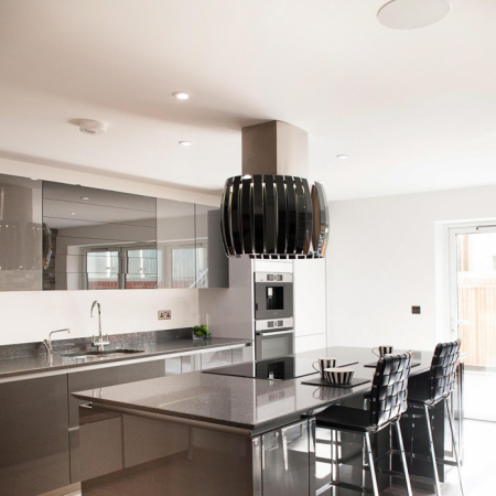 Островная вытяжка Falmec Prestige Isola Glass Black 75 CPGI75.E0P2#ZZZN491F в магазине «На диване» в Краснодаре  — Выгодная цена