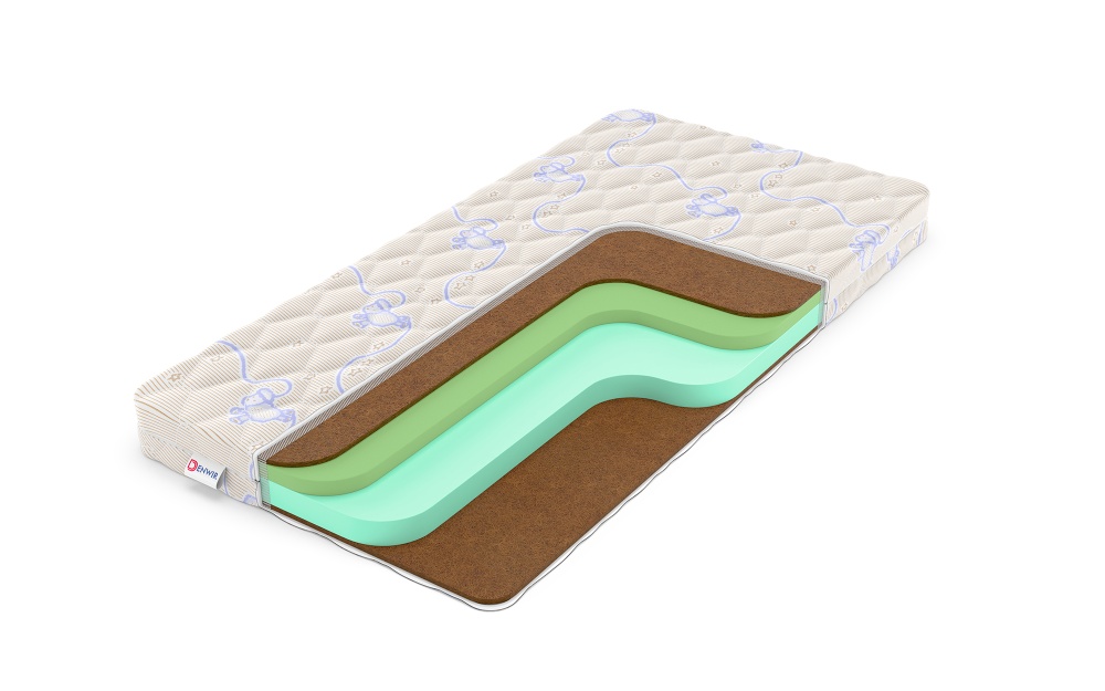 Детский матрас Denwir Baby Springless Eco Foam Hard Plus 10 в магазине «На диване» в Краснодаре  — Выгодная цена